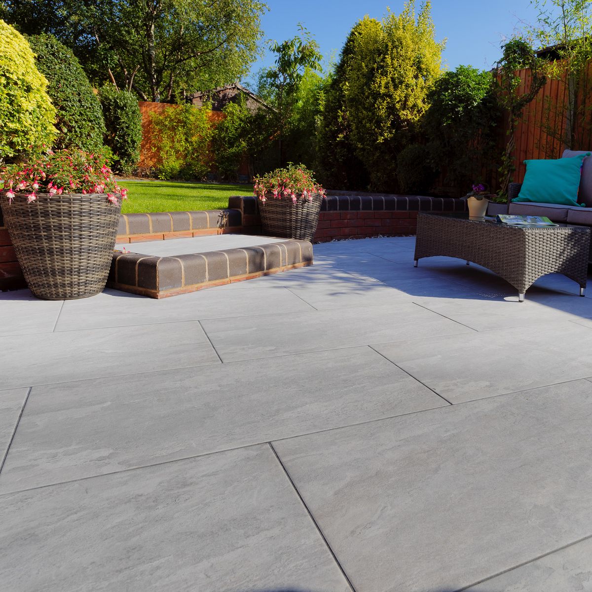 Pavestone Dolomite Porcelain Paving In Grey Paving Direct Pavestone light grey sandstone paving is. pavestone dolomite porcelain paving in grey paving direct
